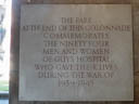Guy's Hospital WW2 Memorial